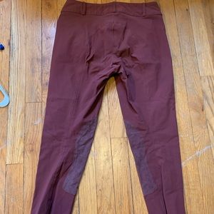 BURGUNDY tailored sportsmen (size 28 long)